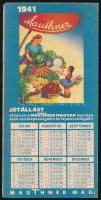 1941 "Mauthner mag a bőség magva!" kártyanaptár, hajtott