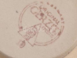 Gerzit original vadászkorsó, körben matt mázzal bevont vadászjelenetek, ornamentikus díszítéssel kia...