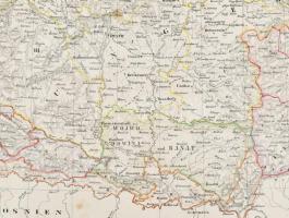 cca 1840 Theinert: Ungarn, Galizien, Bukowina, Croatien, Slavonien, WojWodina, Militairgrenze und Si...