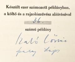 Szabó Lőrinc - Szalay Lajos: Tizenkét vers - Tizenkét rajz. Bp., 1943, Singer és Wolfner (Hungária-n...