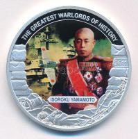 Libéria 2011. 5$ Cu "Nagy Hadvezérek - Isoroku Yamamoto" multicolor festéssel, kapszulában T:PP Liberia 2011. 5 Dollars Cu "The Greatest Warlords of History - Isoroku Yamamoto" with multicolor picture, in capsule C:PP