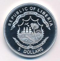 Libéria 2011. 5$ Cu "Nagy Hadvezérek - Charles Cornwallis" multicolor festéssel, kapszuláb...