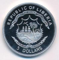 Libéria 2011. 5$ Cu "Nagy Hadvezérek - Richelieu bíboros" multicolor festéssel, kapszulába...