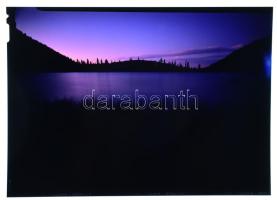 3 Db nagyméretű (18x13 cm) panoráma tájfotó negatív