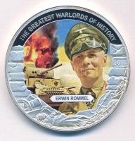 Libéria 2011. 5$ Cu "Nagy Hadvezérek - Erwin Rommel" multicolor festéssel, kapszulában T:PP Liberia 2011. 5 Dollars Cu "The Greatest Warlords of History - Erwin Rommel" with multicolor picture, in capsule C:PP