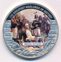 Libéria 2011. 5$ Cu "Nagy Hadvezérek - Mikhail Kutuzov" multicolor festéssel, kapszulában T:PP Liberia 2011. 5 Dollars Cu "The Greatest Warlords of History - Mikhail Kutuzov" with multicolor picture, in capsule C:PP