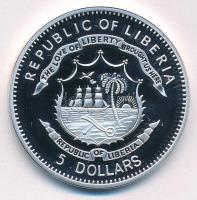 Libéria 2011. 5$ Cu "Nagy Hadvezérek - Mikhail Kutuzov" multicolor festéssel, kapszulában ...