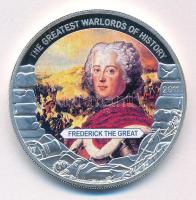 Libéria 2011. 5$ Cu &quot;Nagy Hadvezérek - Nagy Frigyes&quot; multicolor festéssel, kapszulában T:PP Liberia 2011. 5 Dollars Cu &quot;The Greatest Warlords of History - Frederick the Great&quot; with multicolor picture, in capsule C:PP