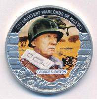 Libéria 2011. 5$ Cu "Nagy Hadvezérek - George S. Patton" multicolor festéssel, kapszulában T:PP Liberia 2011. 5 Dollars Cu "The Greatest Warlords of History - George S. Patton" with multicolor picture, in capsule C:PP