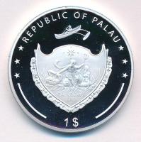 Palau 2015. 1$ Cu "Nagy Hadvezérek - II. Mehmed" multicolor festéssel, kapszulában T:PP Pa...