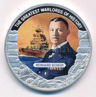 Palau 2015. 1$ Cu "Nagy Hadvezérek - Reinhard Scheer" multicolor festéssel, kapszulában T:PP Palau 2015. 1 Dollar Cu "The Greatest Warlords of History - Reinhard Scheer" with multicolor picture, in capsule C:PP