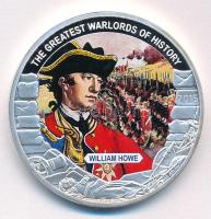 Palau 2015. 1$ Cu "Nagy Hadvezérek - William Howe" multicolor festéssel, kapszulában T:PP Palau 2015. 1 Dollar Cu "The Greatest Warlords of History - William Howe" with multicolor picture, in capsule C:PP