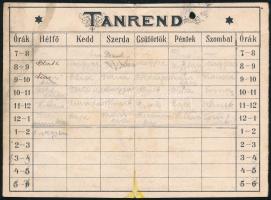 1866 Kirchhofer Ad. és Társa Fiume tanrend