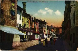 Grado, Seebad, Via Stefania / street, colonial shop (EK)