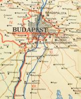 1943 Magyarország közigazgatási térképe. Nyugati rész (Magyarország, Felvidék, Vajdaság. Nagyméretű ...
