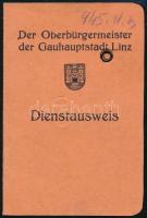 1945 Linz, fényképes szolgálati igazolvány