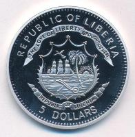 Libéria 2010. 5$ Cu "Nagy Hadvezérek - Spartacus" multicolor festéssel, kapszulában T:PP L...