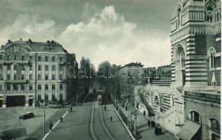 Fiume with tram