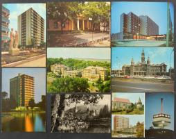 Kb. 200 db MODERN magyar város képeslap / Cca. 200 modern Hungarian town-view postcards