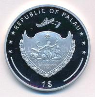 Palau 2016. 1$ Cu "Nagy Hadvezérek - Szép Fülöp" multicolor festéssel, kapszulában T:PP
P...