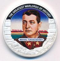 Palau 2016. 1$ Cu "Nagy Hadvezérek - Mihail Tuhacsevszkij" multicolor festéssel, kapszulában T:PP Palau 2016. 1 Dollar Cu "The Greatest Warlords of History - Mikhail Tukhachevsky" with multicolor picture, in capsule C:PP