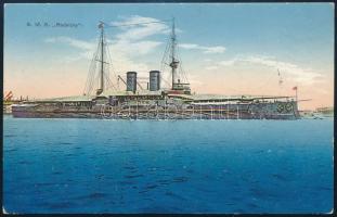 1914 Tábori posta képeslap / Field postcard "K.u.k. Kriegsmarine S.M.S. Cyklop"