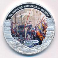 Palau 2014. 1$ Cu "Nagy Hadvezérek - Jeanne d'Arc" multicolor festéssel, kapszulában T:PP Palau 2014. 1 Dollar Cu "The Greatest Warlords of History - Jeanne d'Arc" with multicolor picture, in capsule C:PP