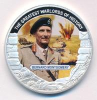 Palau 2014. 1$ Cu "Nagy Hadvezérek - Bernard Montgomery" multicolor festéssel, kapszulában T:PP Palau 2014. 1 Dollar Cu "The Greatest Warlords of History - Bernard Montgomery" with multicolor picture, in capsule C:PP