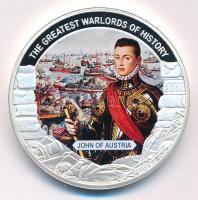 Palau 2014. 1$ Cu "Nagy Hadvezérek - Ausztriai János" multicolor festéssel, kapszulában T:PP Palau 2014. 1 Dollar Cu "The Greatest Warlords of History - John of Austria" with multicolor picture, in capsule C:PP