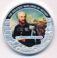 Palau 2014. 1$ Cu "Nagy Hadvezérek - G. Leberecht von Blücher" multicolor festéssel, kapszulában T:PP Palau 2014. 1 Dollar Cu "The Greatest Warlords of History - G. Leberecht von Blücher" with multicolor picture, in capsule C:PP