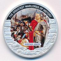 Palau 2013. 1$ Cu "Nagy Hadvezérek - Hunyadi János" multicolor festéssel, kapszulában T:PP Palau 2013. 1 Dollar Cu "The Greatest Warlords of History - Hunyadi János" with multicolor picture, in capsule C:PP