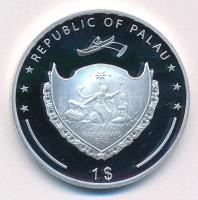 Palau 2013. 1$ Cu "Nagy Hadvezérek - Belisarius" multicolor festéssel, kapszulában T:PP
P...