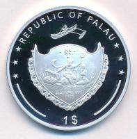 Palau 2013. 1$ Cu "Nagy Hadvezérek - John Jellicoe" multicolor festéssel, kapszulában T:PP...