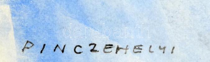 Pinczehelyi Sándor (1946-): Akt torzó (Borítóterv az Orvostudományi Szemle folyóirat részére), 1995....