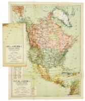 Cholnoky Jenő: A föld és élete. Világrészek, országok, emberek. Amerika. Bp., Franklin. 2 db térképm...