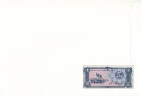 Laosz 1979-1988. 1K felbélyegzett borítékban, bélyegzéssel T:UNC 
Laos 1979-1988. 1 Kip in envelope...