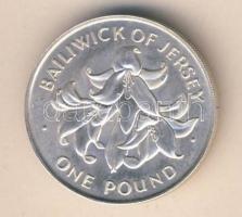 Jersey 1972. 1Ł Ag "Ezüstlakodalom" T:1/2+