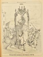 cca 1881-1887 A Borsszem Jankó c. humoros élclap kb 60 db száma. Szerk.: Csicseri Bors. Bp., Athenae...