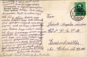 1939 Luciabánya, Luciabana (Mecenzéf, Medzev); gyár üzemi épületek / Závodné budovy / factory. Photo...