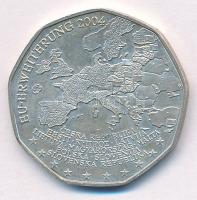 Ausztria 2004. 5E Ag "Az Európai Unió bővítése" T:AU patina Austria 2004. 5 Euro Ag "...