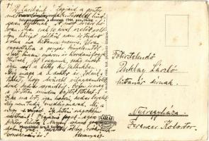 Maklár, templom romjai, felrobbantották a németek 1944. november 16-án (gyűrődések / creases)