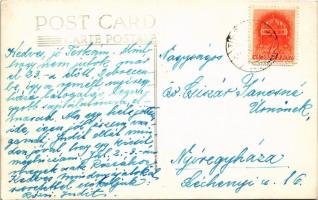 Tiszaug, Tisza híd, "SZENTEDRE" gőzüzemű oldalkerekes személyhajó. photo