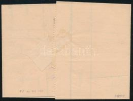 1917 Tábori posta nyomtatvány "S.M. Schiff Bellona"