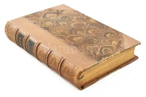 Horváth Mihály: A kereszténység első százada Magyarországon. Bp., 1878, Ráth Mór, VIII+476+(4) p. Első kiadás. (A szerző utolsó műve, a megjelenés évében elhunyt). Aranyozott, bordázott gerincű félbőr-kötésben, aranyozott lapélekkel, a borítón kopásnyomokkal, belül nagyrészt jó állapotban.