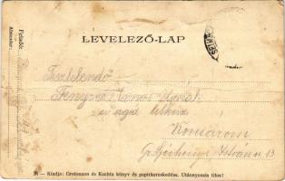 Selmecbánya, Schemnitz, Banska Stiavnica; Evangélikus líceum, Szentháromság szobor, üzlet. Grohmann ...