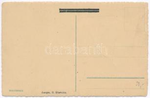 Selmecbánya, Schemnitz, Banska Stiavnica; Szentháromság tér és szobor. Joerges / Námestie Sv. Trojic...