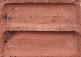 Balássy Éva: Ikonterv. Mázas kerámia, jelzéssel, minimális kopottsággal, 19x13,5 cm