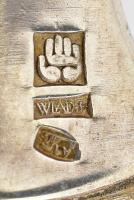 Ezüst(Ag) Péter Vladimir (1947-) által tervezett nagyító láncon, jelzett (Wladis), h: 76 cm, bruttó:...