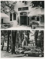 Baranya vármegye: Harkányfürdői Baranya szálloda, Máriagyüdi borozó - 2 db modern Képzőművészeti Alap képeslap