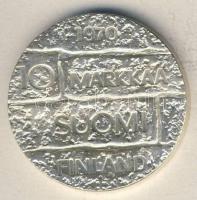 Finnország 1970. 10M Ag "Paasikivi elnök" T:BU